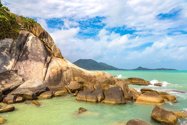 Lamai Beach Auf Der Insel Koh Samui Thailand Einem Sommertag — Stockfoto