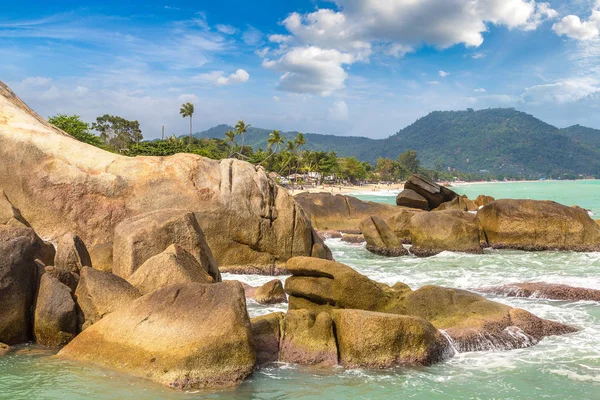 Lamai Beach Koh Samui Adası, Tayland bir yaz günü