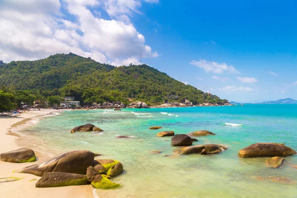 Koh Samui adasındaki Silver Beach, Tayland 'da bir yaz günü