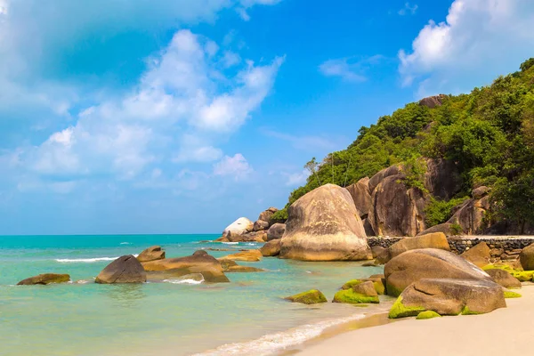 Silver Beach Sull Isola Koh Samui Thailandia Giorno Estate — Foto Stock