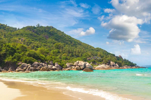 Koh Samui adasındaki Silver Beach, Tayland 'da bir yaz günü