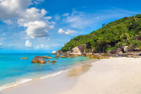 Silver Beach Στο Νησί Koh Samui Ταϊλάνδη Μια Καλοκαιρινή Μέρα — Φωτογραφία Αρχείου