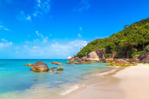 Koh Samui Adasındaki Silver Beach Tayland Bir Yaz Günü — Stok fotoğraf