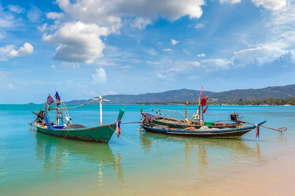 夏の日タイ サムイ島の釣り船 — ストック写真