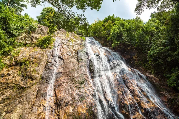 Cascada Namuang Isla Koh Samui Tailandia Día Verano — Foto de Stock