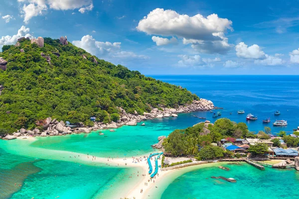 Île Nang Yuan Koh Tao Thaïlande Dans Une Journée Été — Photo