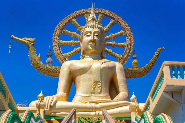 Wielki Budda Koh Samui Tajlandia Letni Dzień — Zdjęcie stockowe