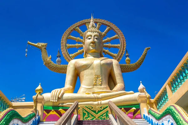 Grande Buda Koh Samui Tailândia Dia Verão — Fotografia de Stock