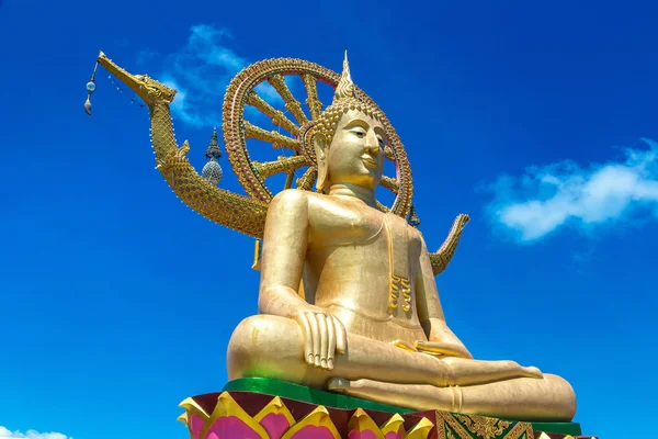 Wielki Budda Koh Samui Tajlandia Letni Dzień — Zdjęcie stockowe