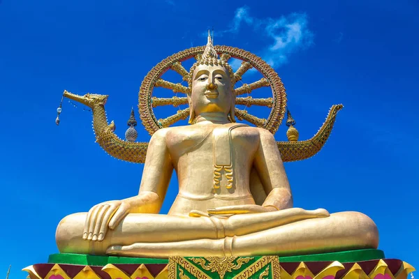 Grande Buda Koh Samui Tailândia Dia Verão — Fotografia de Stock