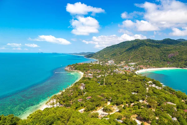 Koh Samui Adası, Tayland bir yaz günü hava panoramik