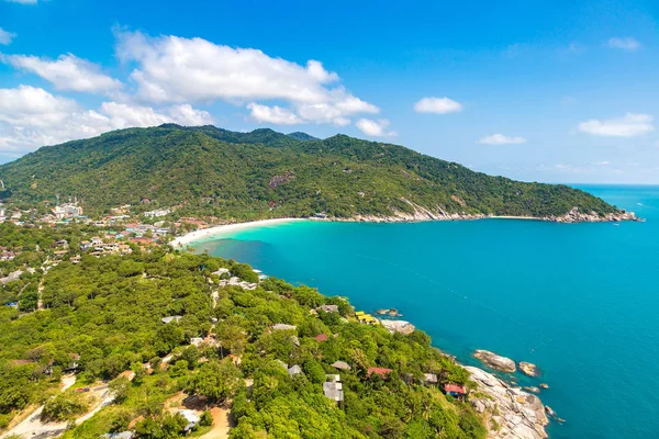 Koh Samui Adası, Tayland bir yaz günü hava panoramik