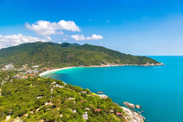 Koh Samui Adası, Tayland bir yaz günü hava panoramik