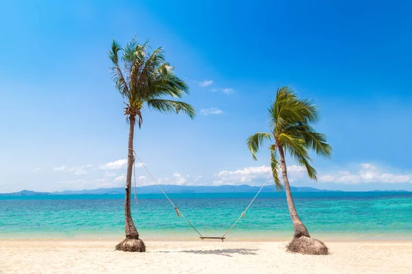 Houpačka Ostrově Koh Samui Thajsko Letním Dni — Stock fotografie