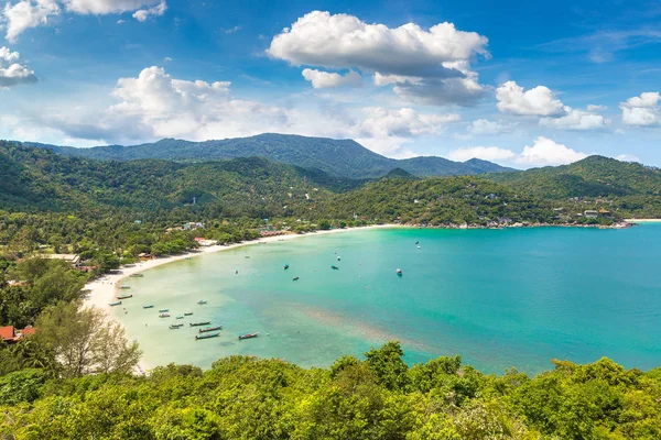 Vista Panorámica Playa Thong Nai Pan Noi Isla Koh Phangan — Foto de Stock