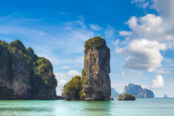 Pai Plong Beach Krabi Thajsko Letním Dni — Stock fotografie