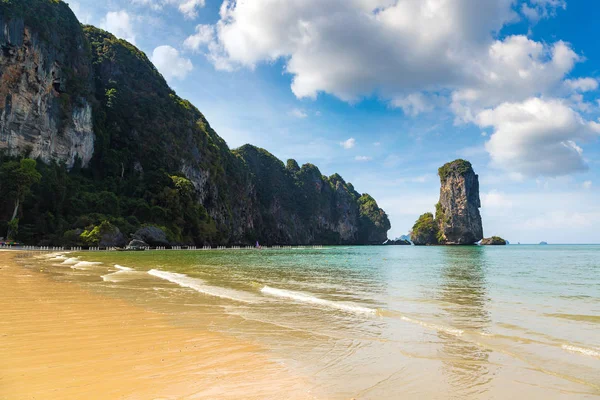 Playa Pai Plong Krabi Tailandia Día Verano — Foto de Stock