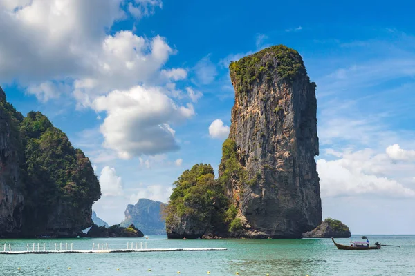 Παραλία Pai Plong Και Διαθέτει Krabi Ταϊλάνδη Μια Καλοκαιρινή Μέρα — Φωτογραφία Αρχείου