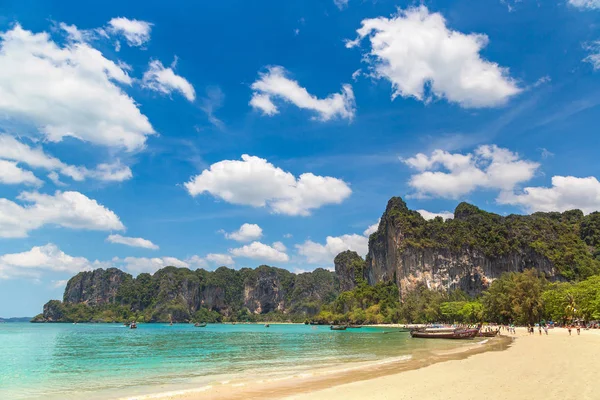 Пляж Рейлей Літній День Крабі Таїланд — стокове фото
