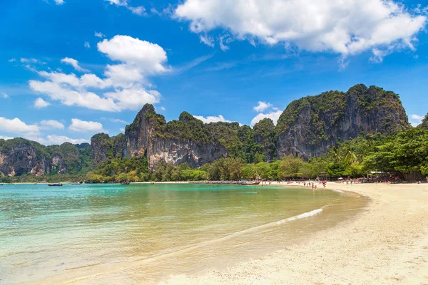 Pláž Railay Město Krabi Thajsko Letním Dni — Stock fotografie