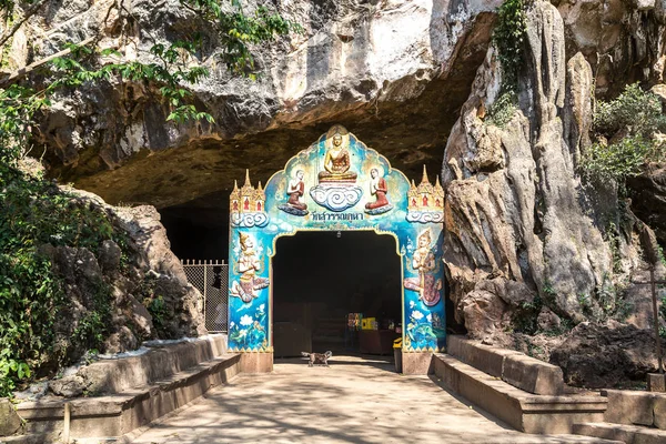 Tempel Van Wat Tham Suwankhuha Grot Aap Grot Phang Nga — Stockfoto