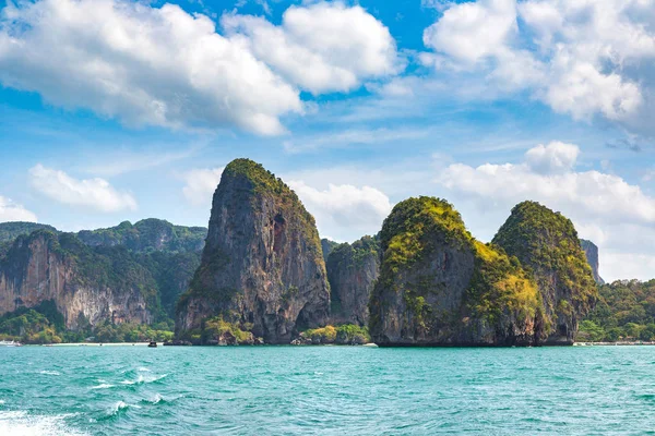 Railay Beach Krabi Thailand Een Zomerdag — Stockfoto