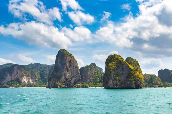 Railay Beach Krabi Thailand Sommardag — Stockfoto