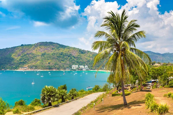 Tayland 'da bir yaz günü Phuket' in panoramik manzarası