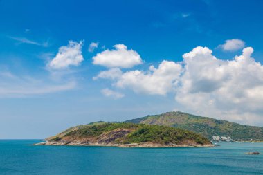 Tayland 'da bir yaz günü Phuket' in panoramik manzarası