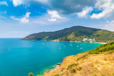 Tayland 'da bir yaz günü Phuket' in panoramik manzarası