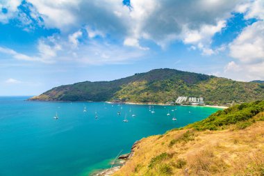 Tayland 'da bir yaz günü Phuket' in panoramik manzarası