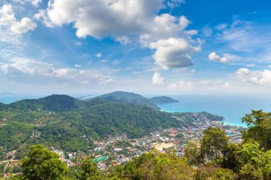 Tayland 'da bir yaz günü Phuket' in panoramik manzarası