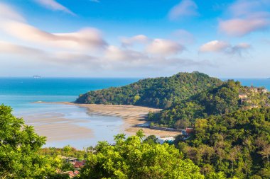 Tayland 'da bir yaz günü Phuket' in panoramik manzarası