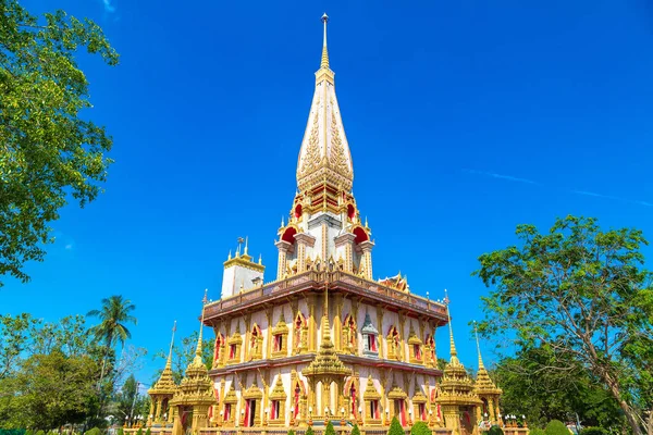 Wat Chalong Temple Phuket Thailand Summer Day — Stock Photo, Image