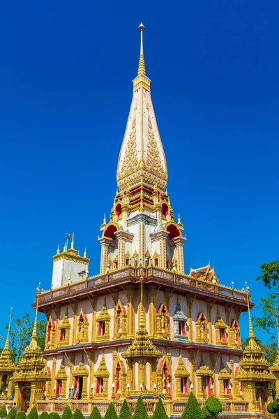 Wat Tempio Chalong Phuket Thailandia Giorno Estate — Foto Stock