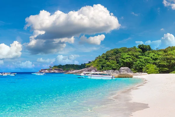 Tropiskt Landskap Similan Islands Thailand Sommardag — Stockfoto