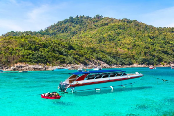 Racha Raya Île Villégiature Près Île Phuket Thaïlande Dans Une — Photo