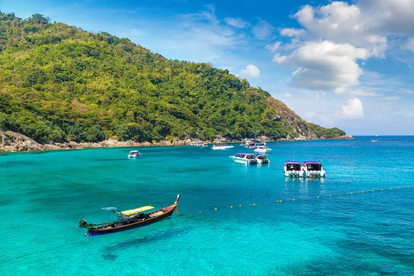 Racha Raya Île Villégiature Près Île Phuket Thaïlande Dans Une — Photo