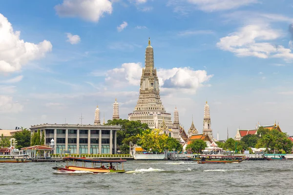 Wat Arun Tapınakta Bir Yaz Günü Bangkok Tayland — Stok fotoğraf