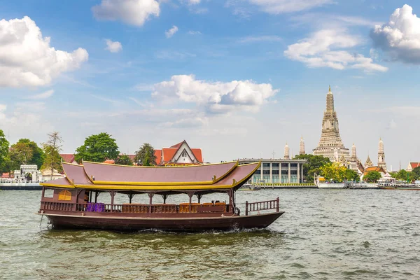 Temple Wat Arun Bangkok Thaïlande Dans Une Journée Été — Photo