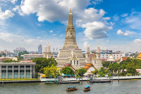 Wat Arun Tapınakta Bir Yaz Günü Bangkok Tayland — Stok fotoğraf