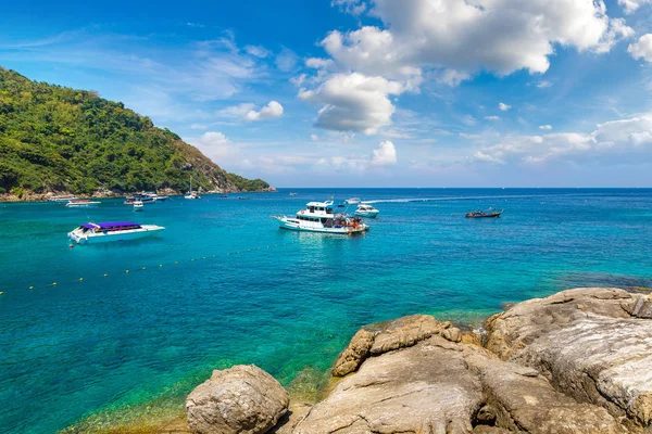 Racha Raya Resort Island Phuket Island Thailand Summer Day Stock Image