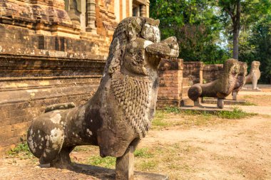 Prasat Kravan tapınağıdır Khmer antik tapınak Siem Reap içinde karmaşık Angkor Wat, Kamboçya'da bir yaz günü