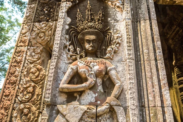 Ερείπια Ναού Tevoda Chau Είναι Khmer Αρχαίος Ναός Στο Συγκρότημα — Φωτογραφία Αρχείου