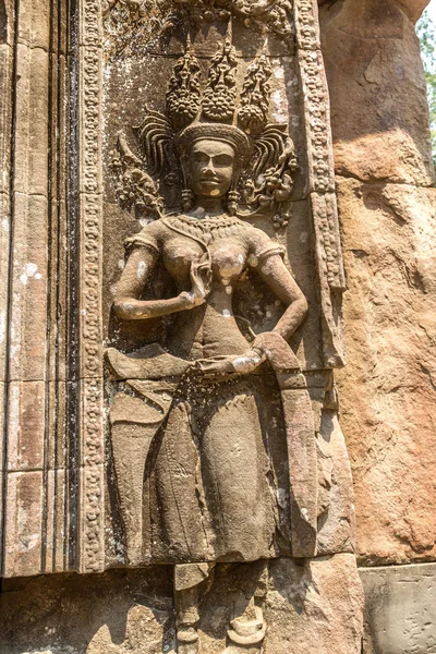 Chau Say Tevoda tapınak kalıntıları olduğunu Khmer antik tapınak Siem Reap içinde karmaşık Angkor Wat, Kamboçya'da bir yaz günü