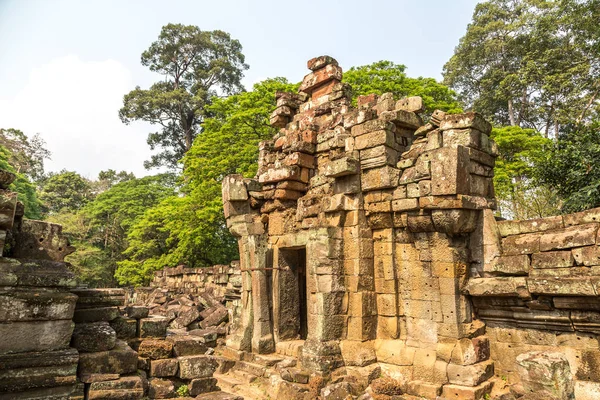 Ruiny Chrámu Preah Pithu Starověký Chrám Khmerské Komplexu Angkor Wat — Stock fotografie