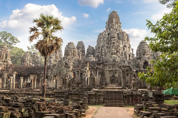 Bayon Tapınağıdır Khmer Antik Tapınak Siem Reap Içinde Karmaşık Angkor — Stok fotoğraf