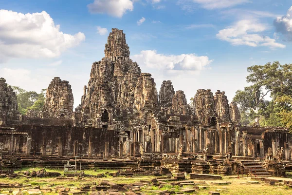 Bayon Tapınağıdır Khmer Antik Tapınak Siem Reap Içinde Karmaşık Angkor — Stok fotoğraf