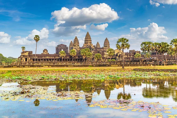 Храм Ангкор Ват Сиемреапе Камбоджа Летний День — стоковое фото