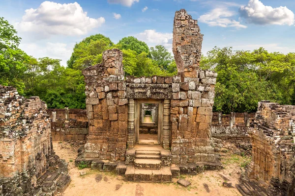 Východní Mebon Chrám Komplexu Angkor Wat Siem Reap Kambodža Letním — Stock fotografie
